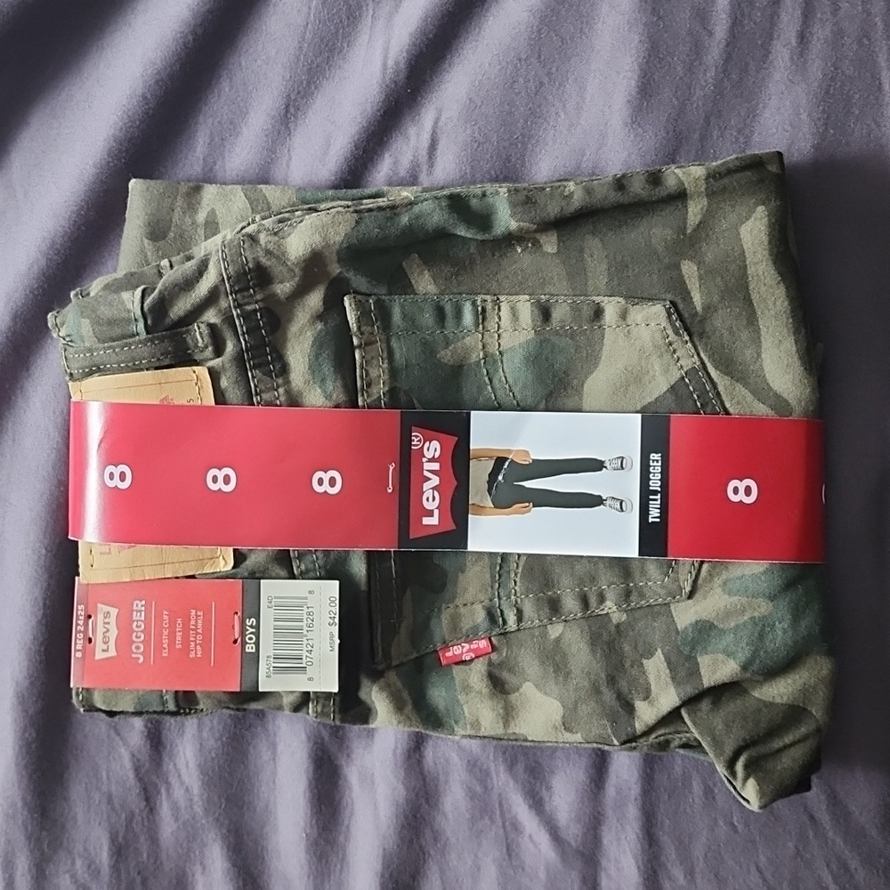 Camo Twill Jogger Levi Boys